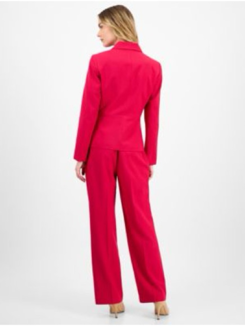 Le Suit Women's Crepe Two-Button Jacket & Pull-On Pantsuit
Set 8 - Picture 2 of 7